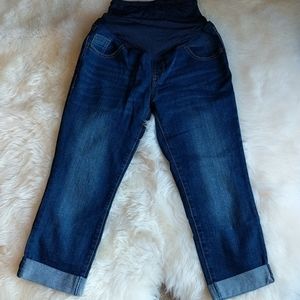 Old Navy Cropped Maternity Jeans